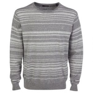 Gant Melange Multi Stripe Crew Neule