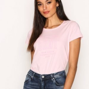 Gant New Haven Capsl. T-Shirt T-Paita Pink