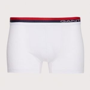 Gant Premium Trunk Solid Cotton Stretch Bokserit White