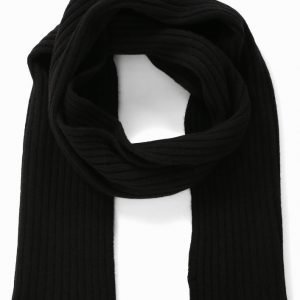 Gant Rugger R Rib Scarf Kaulahuivi Black