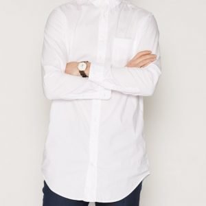 Gant Rugger R1. Dreamy Oxford Long Shirt Lfbd Kauluspaita White