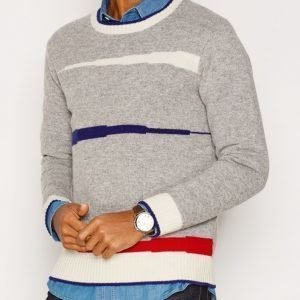 Gant Rugger R1 Varsity Jaquard Pusero Grey Melange