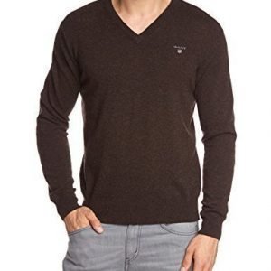 Gant Solid Cotton V Puuvillaneule