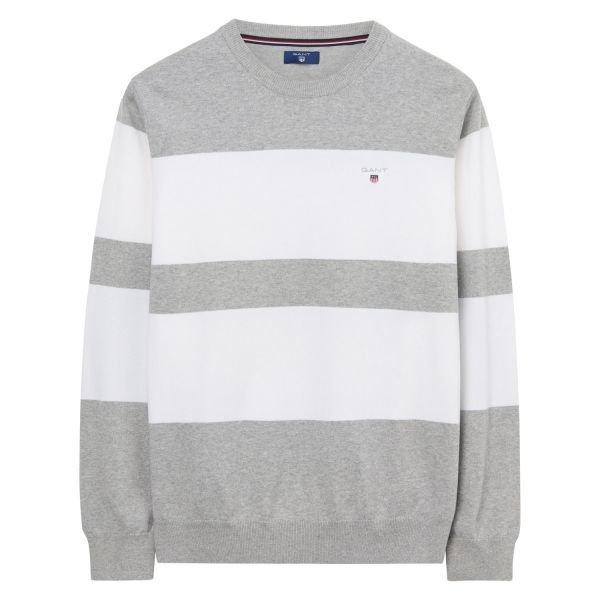 Gant Stretch Cotton Block Crew Raitaneule