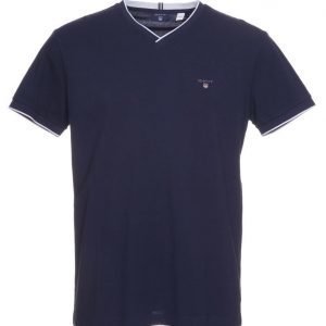 Gant V-Neck Pikee Miesten T-Paita