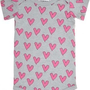 Gardner and the gang Body Love heart Grey