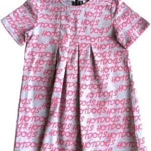 Gardner and the gang Mekko Dance dress Hotdogs repeat hot pink Grey