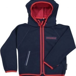 Geggamoja Takki Wind Fleece Jacket Tummansininen Hallonröd