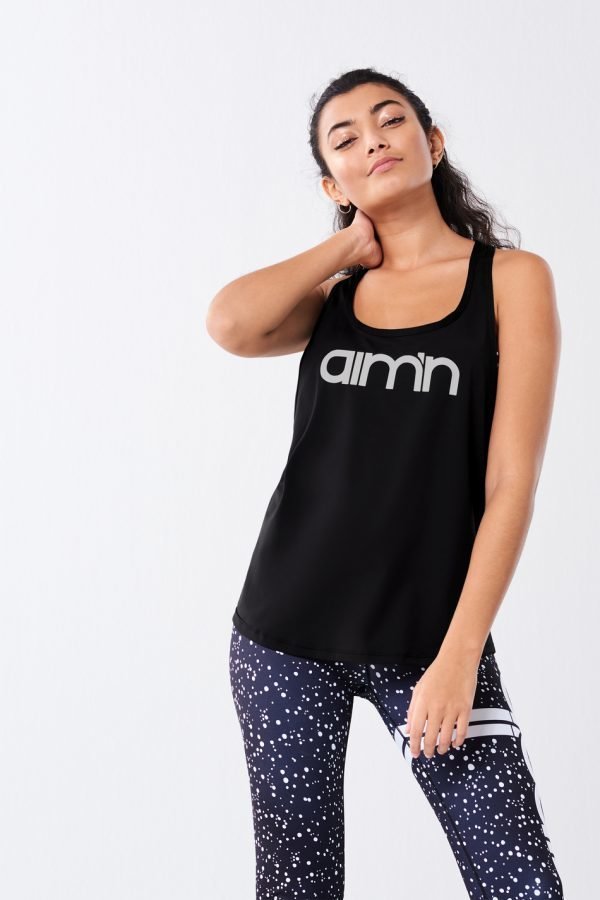 Gina Tricot Aimn Loose Fit Singlet Toppi Black