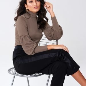 Gina Tricot Anabelle Top Toppi Mocha