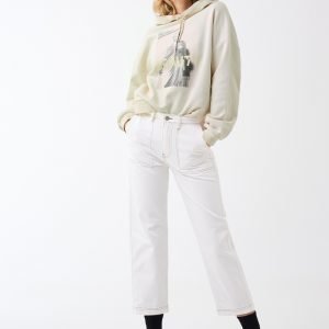 Gina Tricot Corinne Hood Huppari Offwhite