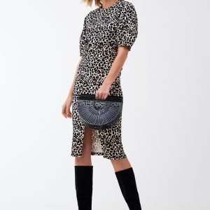 Gina Tricot Dilan Skirt Hame Leopard