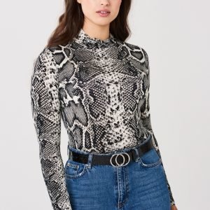 Gina Tricot Dora Toppi Poolokaulus Snakeprint Aop