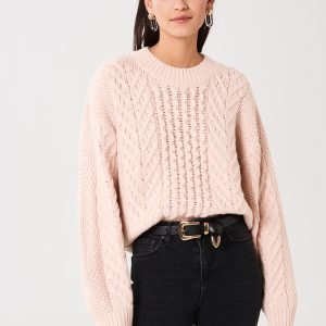 Gina Tricot Elisa Neulepusero Pink Haze