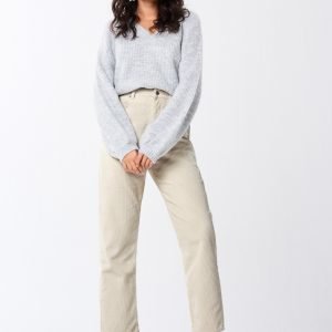 Gina Tricot Gabby Corduroy Trousers Housut White Touch