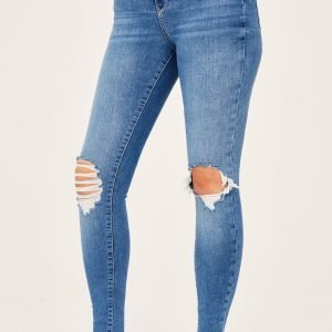 Gina Tricot Gina Tall Jeans Farkut Lt Blue Dest F