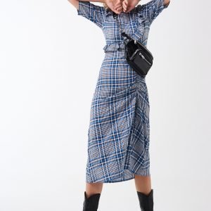 Gina Tricot Hannah Mekko Blue Check