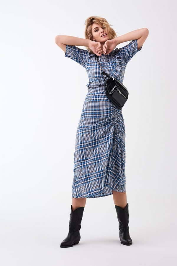 Gina Tricot Hannah Mekko Blue Check