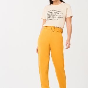 Gina Tricot Hedvig Housut Mineral Yellow