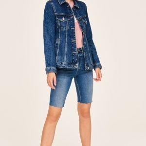 Gina Tricot Helen Denim Jacket Takki Dk Blue