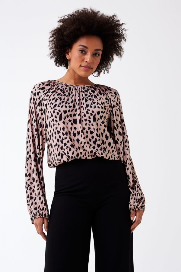 Gina Tricot Hillary Balloon Sleeve Top Toppi Leo Spot