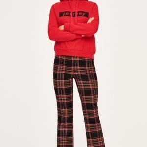 Gina Tricot Hilma Checked Trousers Housut Red Check