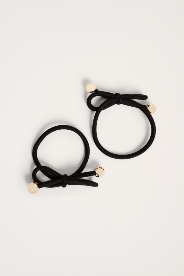 Gina Tricot Irma Hair Band Hiuspanta Black / Black