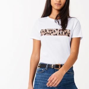 Gina Tricot Ivory Tee T-Paita White / Wonder