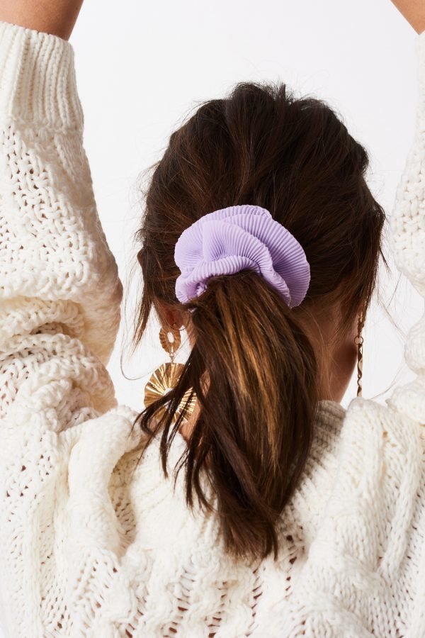 Gina Tricot Izabella Scrunchie Hiuslenkki Purple