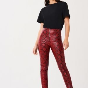 Gina Tricot Janny Snake Housut Snakeprint Aop