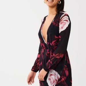 Gina Tricot Jessie Mesh Dress Mekko Floral Aop