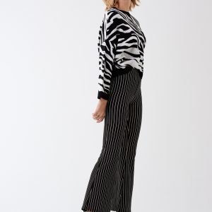 Gina Tricot Jillis Flare Trousers Housut Pinstripe