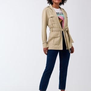 Gina Tricot Kaia Army Jacket Jakku Pale Beige