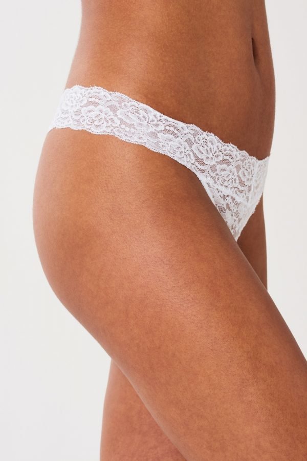 Gina Tricot Lana String Stringit White