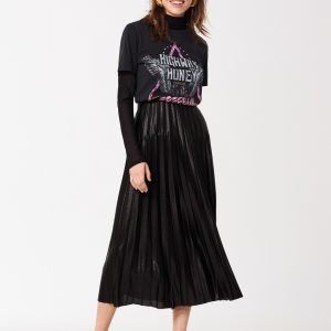 Gina Tricot Lucy Pleated Skirt Hame Black
