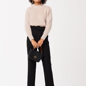 Gina Tricot Marika Belted Trousers Housut Black