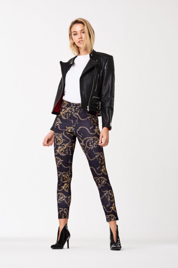 Gina Tricot Mila Highwaist Leggings Leggingsit Chain / Aop