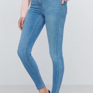 Gina Tricot Molly Highwaist Jeans Farkut Lt Blue B