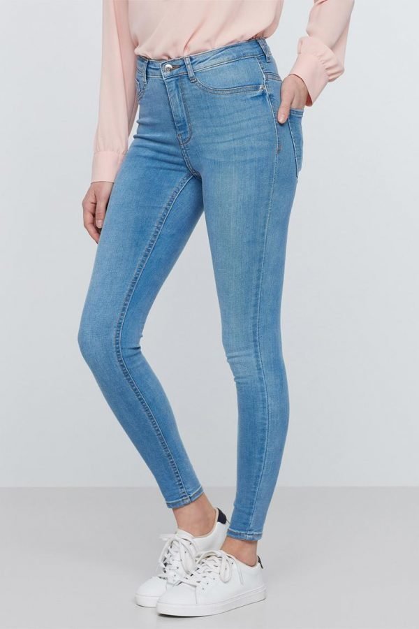 Gina Tricot Molly Highwaist Jeans Farkut Lt Blue B