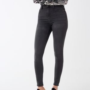 Gina Tricot Molly Petite Jeans Farkut Black / Grey A