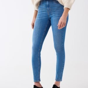 Gina Tricot Molly Petite Jeans Farkut Midblue F