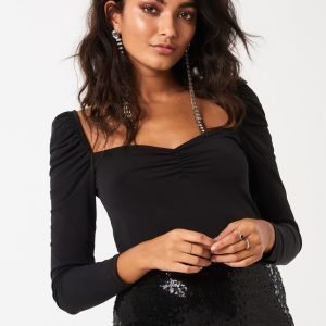 Gina Tricot My Heartshape Top Toppi Black