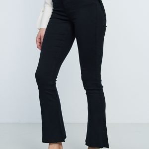 Gina Tricot Natasha Bootcut Jeans Farkut Black