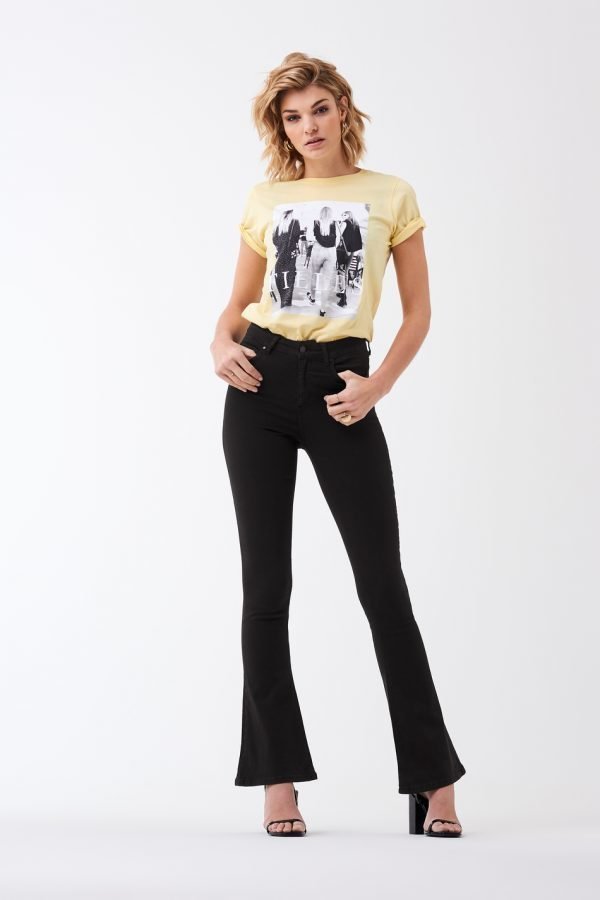 Gina Tricot Natasha Tall Jeans Farkut Black