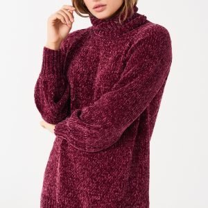 Gina Tricot Nila Knitted Roll Neck Sweater Neulepusero Cordovan