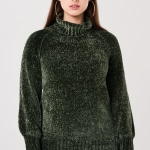 Gina Tricot Nila Knitted Roll Neck Sweater Neulepusero Pine Green