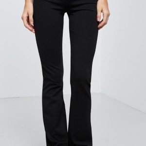 Gina Tricot Petra Trousers Long Length Housut Black