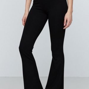 Gina Tricot Petra Trousers Short Length Housut Black