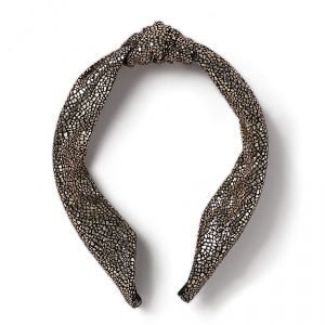 Gina Tricot Rose Gold Metallic Knot Headband Hiuspanta Gold