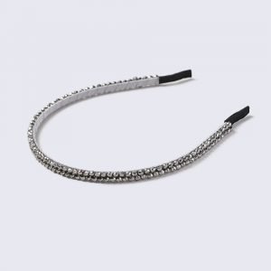 Gina Tricot Silver Beaded Aliceband Hiuspanta Haematite